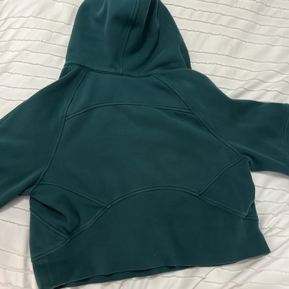 Lululemon Scuba Half Zip Hoodie color Storm Teal size xs/s - Picture 3 of 3